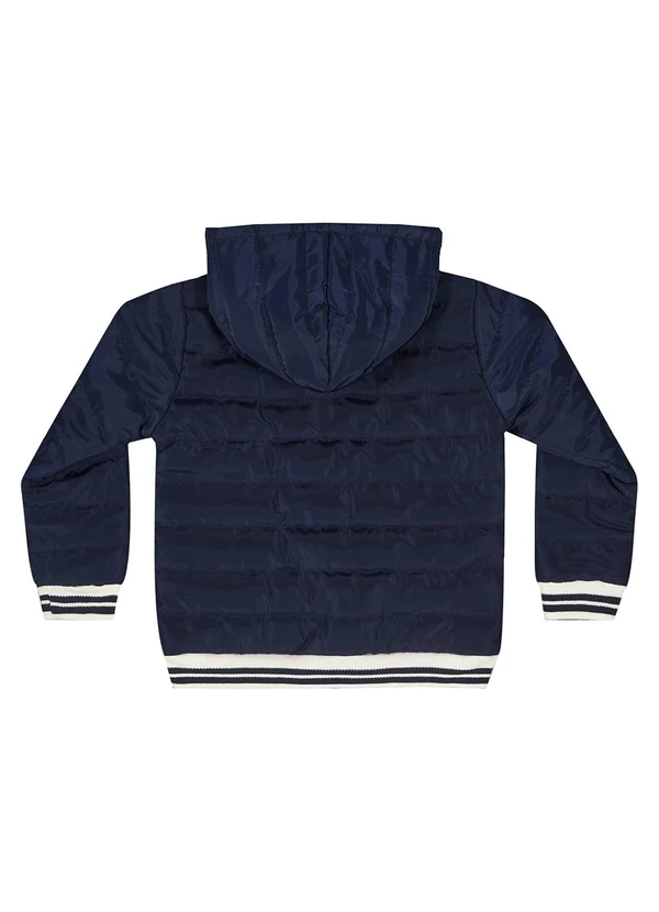 Quimby - Jaqueta Puffer para Menina Azul 4
