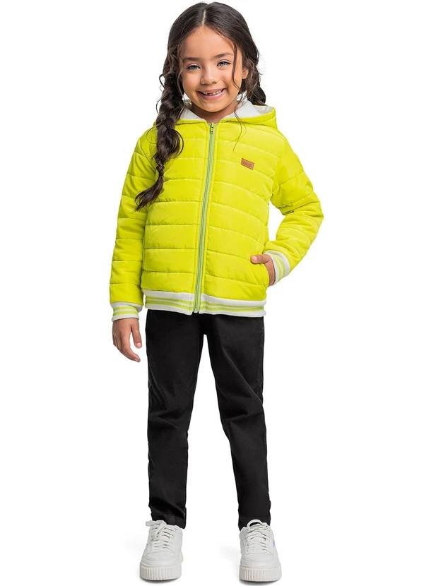 Quimby - Jaqueta Puffer para Verde 3