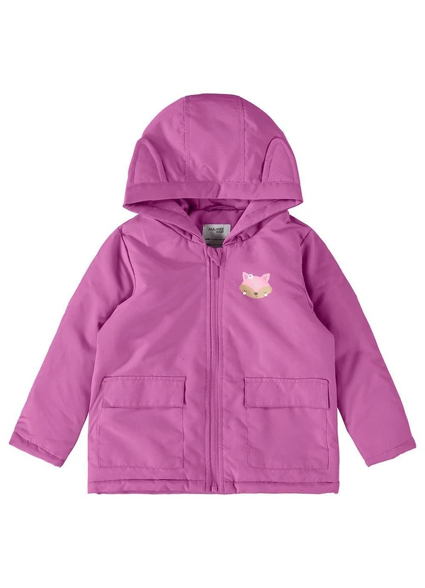 Malwee Kids - Jaqueta Raposinha Menina Rosa