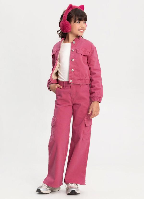 Alakazoo - Jaqueta Sarja Forrada de Pelo Vermelho 2