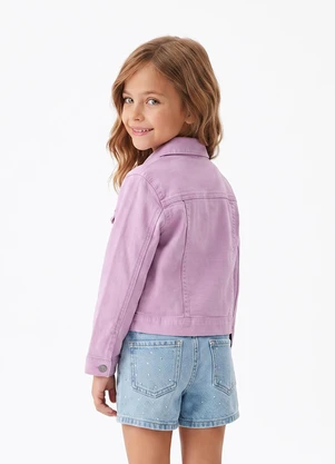 Marisol - Jaqueta Sarja Infantil Feminina Lilás - MARISOL