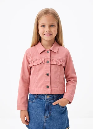 Marisol - Jaqueta Sarja Infantil Feminina Rosa - MARISOL