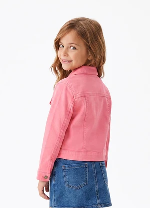 Marisol - Jaqueta Sarja Infantil Feminina Rosa - MARISOL