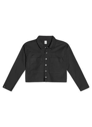 Hapier - Jaqueta Sarja Juvenil Feminina Preto - HAPIER