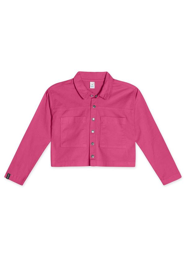 Hapier - Jaqueta Sarja Juvenil Feminina Rosa 1