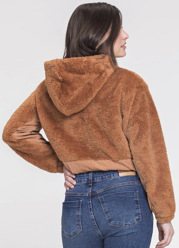 Sun Place - Jaqueta Teddy Juvenil Feminina Marrom 2