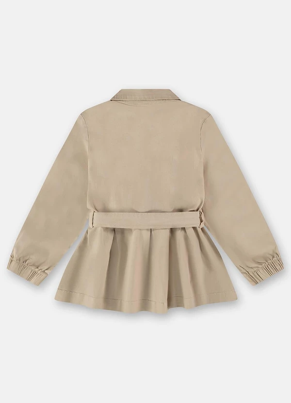 Up Baby - Jaqueta Trench Coat Menina Bege 4