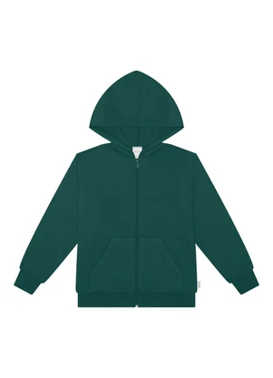 Alakazoo - Jaqueta Unissex em Moletom com Capuz Verde - ALAKAZOO