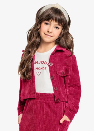 Trick Nick - Jaqueta Veludo Cotelê Vermelho - TRICK NICK