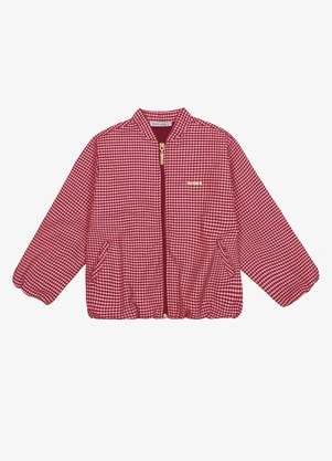 Trick Nick - Jaqueta Xadrez Infantil Feminina Vermelho - TRICK NICK