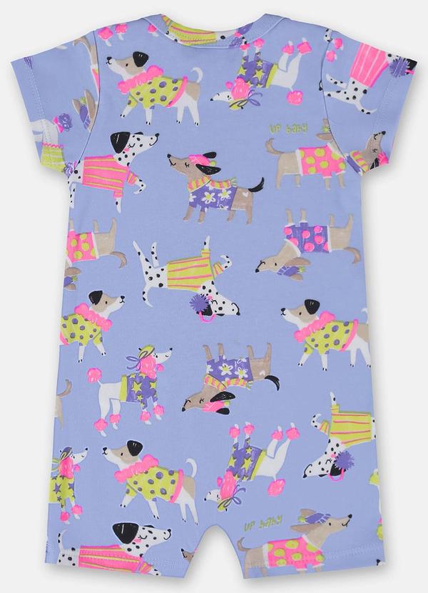 Up Baby - Macaquinho para Bebê Menina Azul 2