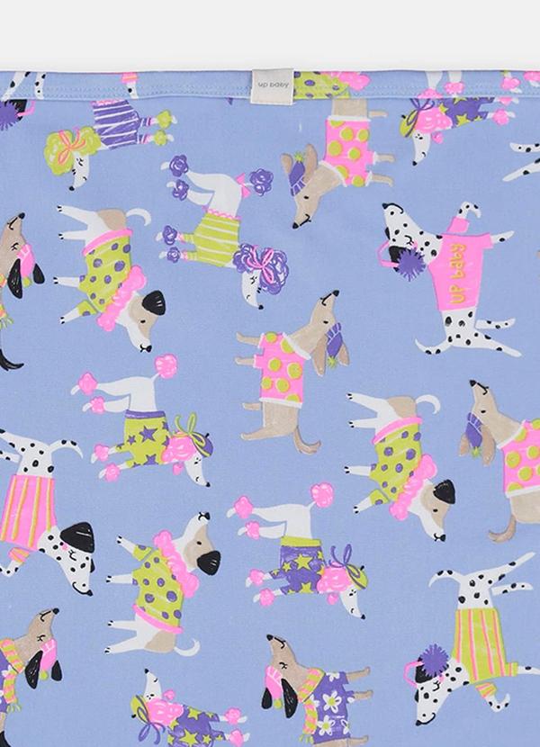 Up Baby - Manta em Suedine para Bebê Menina Azul 2