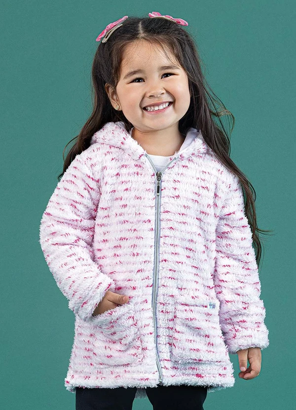 Soft Bonni - Parka Branco Listras