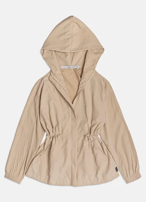 I Am - Parka Feminina com Capuz Bege - I AM