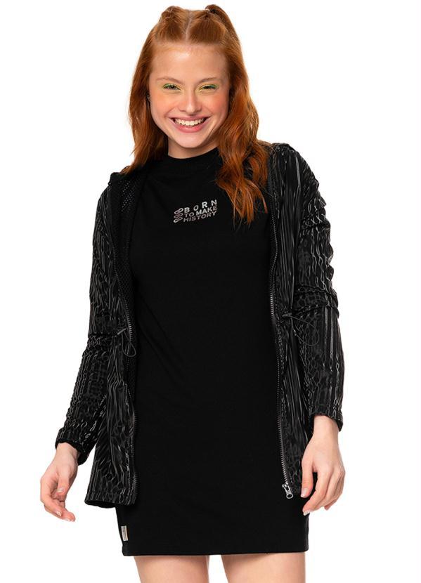 Rovitex Teen - Parka Microfibra 3d Preto 1