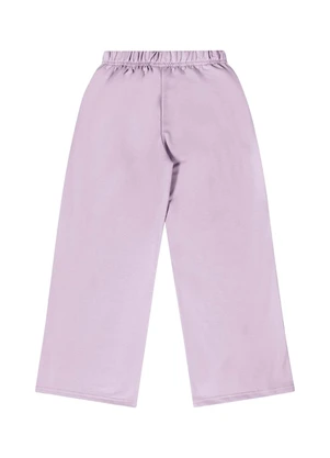 Gloss - Wide Leg Juvenil em Moletom Roxo - GLOSS