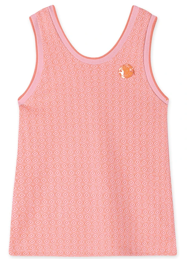 Marisol - Conjunto Longo com Salopete Infantil Laranja 2