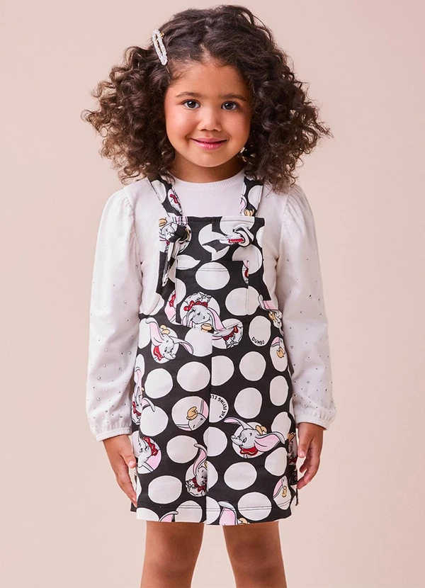 Momi - Jardineira de Poá do Dumbo Branco