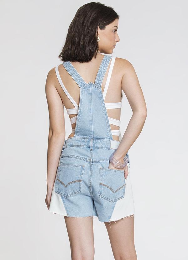 Sun Place - Jardineira Jeans Juvenil Feminina Azul 2