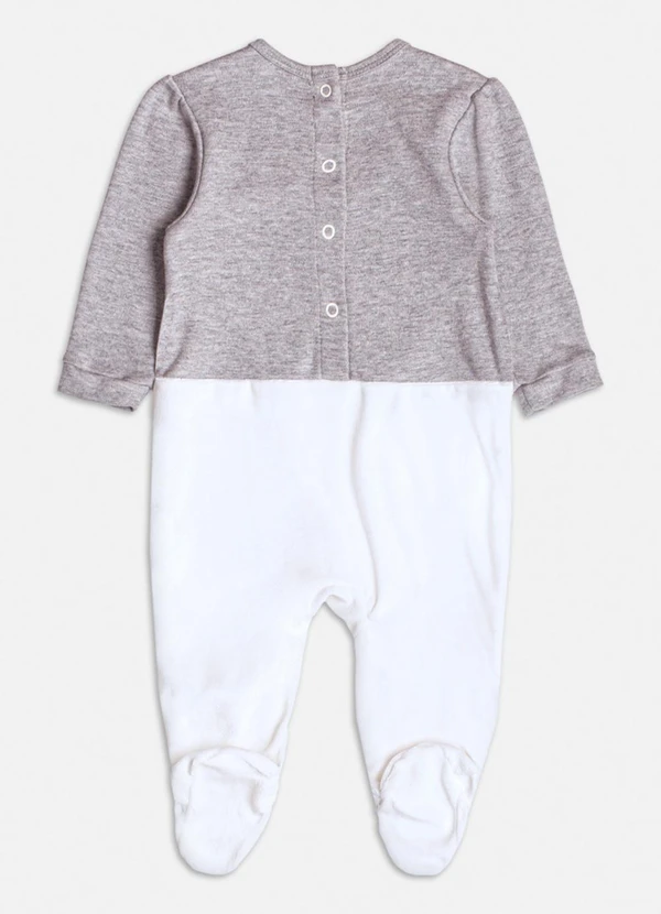 Momi - Macacão Cinza de Plush com Gatinho Cinza 2