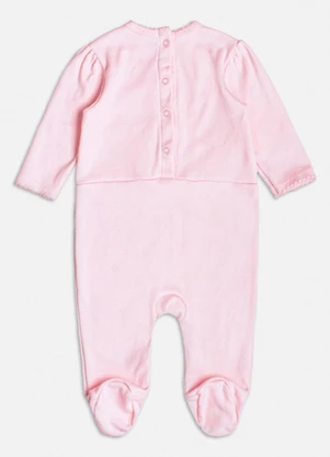 Momi - Macacão Manga Longa com Strass Rosa - MOMI