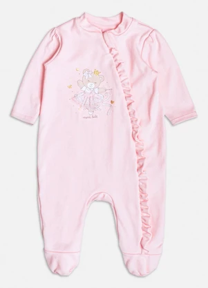 Momi - Macacão Rosa de Ursinha Bailarina Rosa - MOMI