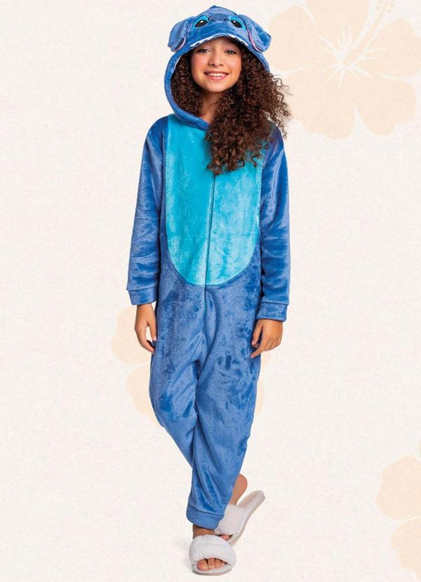 Fakini Kids - Kigurumi Lilo & Stitch Azul
