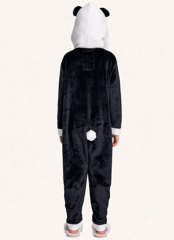 Fakini Kids - Kigurumi Panda Preto 2