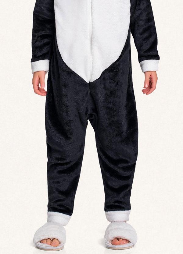 Fakini Kids - Kigurumi Panda Preto 5