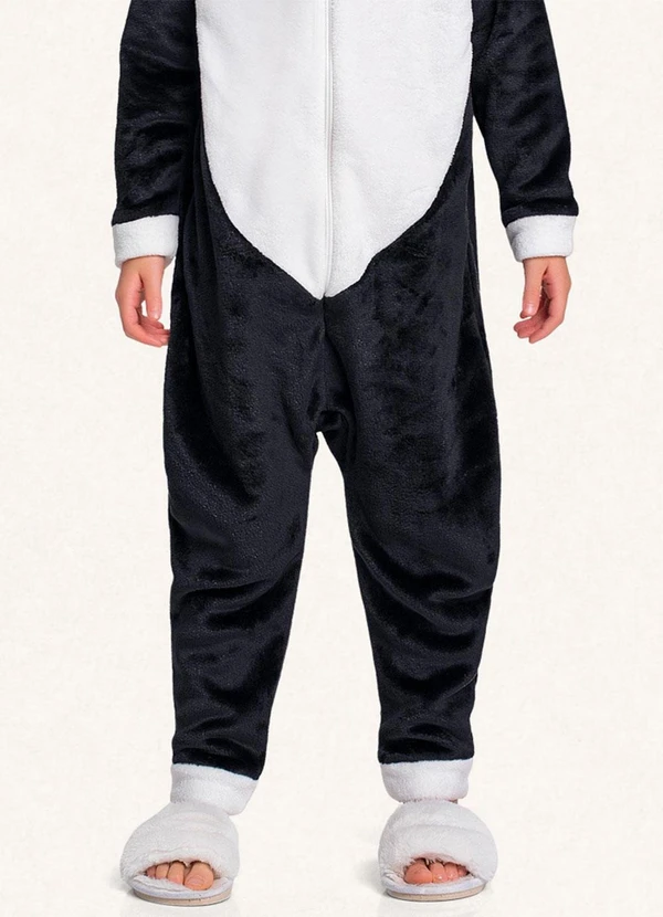 Fakini Kids - Kigurumi Panda Preto 5