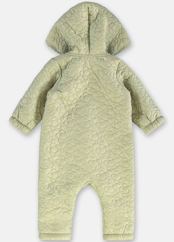 Up Baby - Macacão Acolchoado Bebê Menina Verde 4