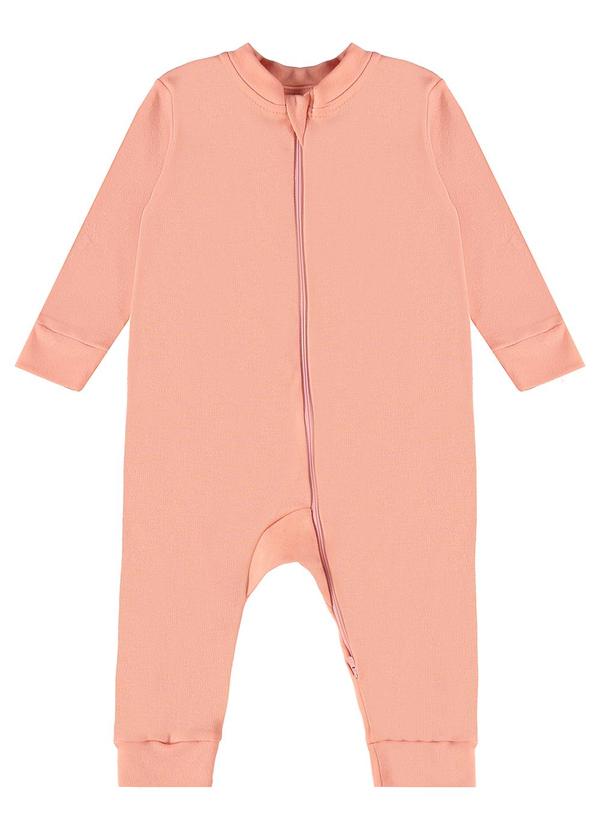 Guloseima - Macacão Básico em Suedine Laranja 1