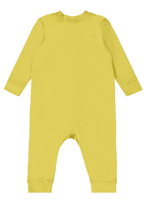 Guloseima - Macacão Básico Unissex para Bebê Amarelo 2