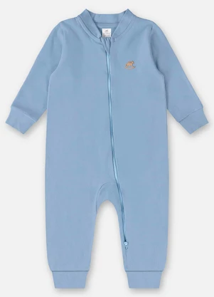 Up Baby - Macacão Básico Unissex para Bebê Azul - UP BABY