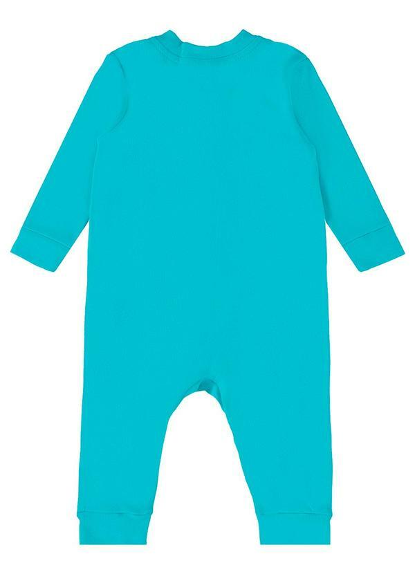 Guloseima - Macacão Básico Unissex para Bebê Azul 2