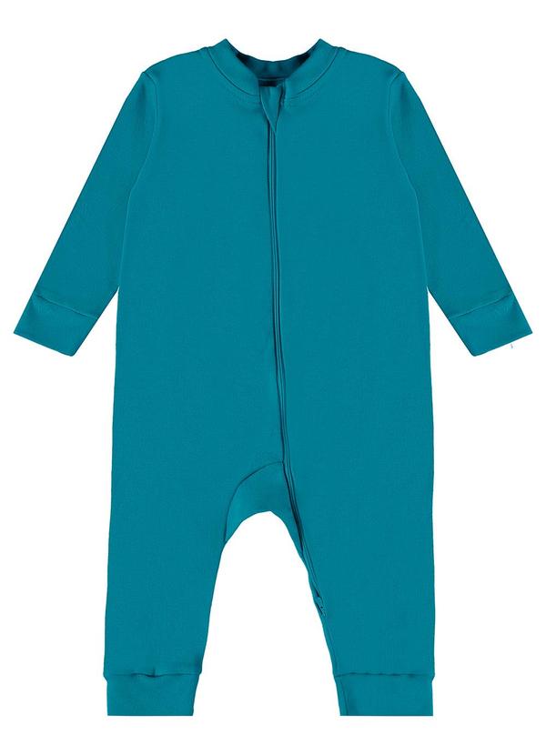 Guloseima - Macacão Básico Unissex para Bebê Azul