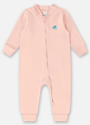 Up Baby - Macacão Básico Unissex para Bebê Rosa - UP BABY