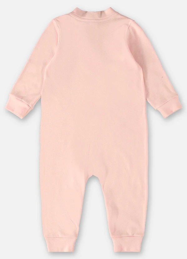 Up Baby - Macacão Básico Unissex para Bebê Rosa 2