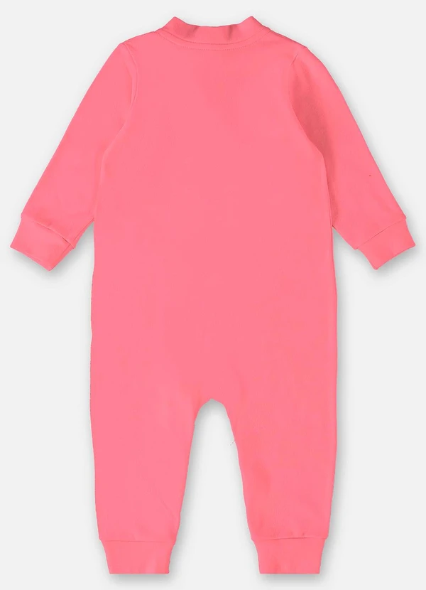 Up Baby - Macacão Básico Unissex para Bebê Rosa 2