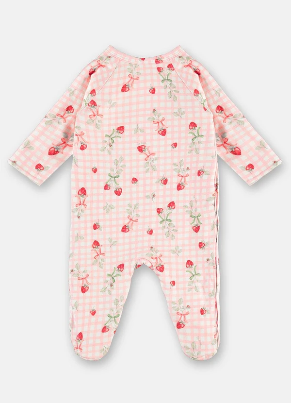 Up Baby - Macacão Bebê Suedine Pezinho Estampado 3