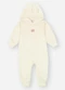 Abrange - Macacão com Orelhinha Bebê Menina Rosa - variação: Nude