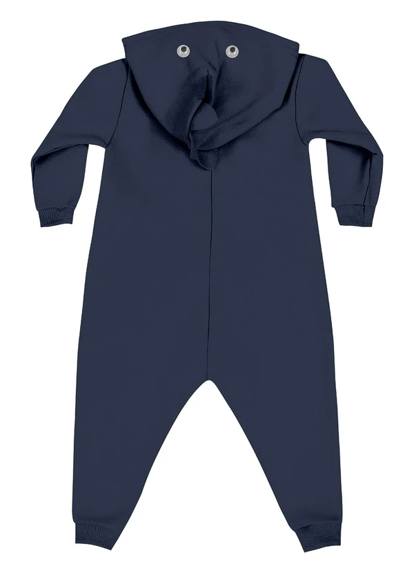 Quimby - Macacão em Moletom Unissex para Bebê Azul 2