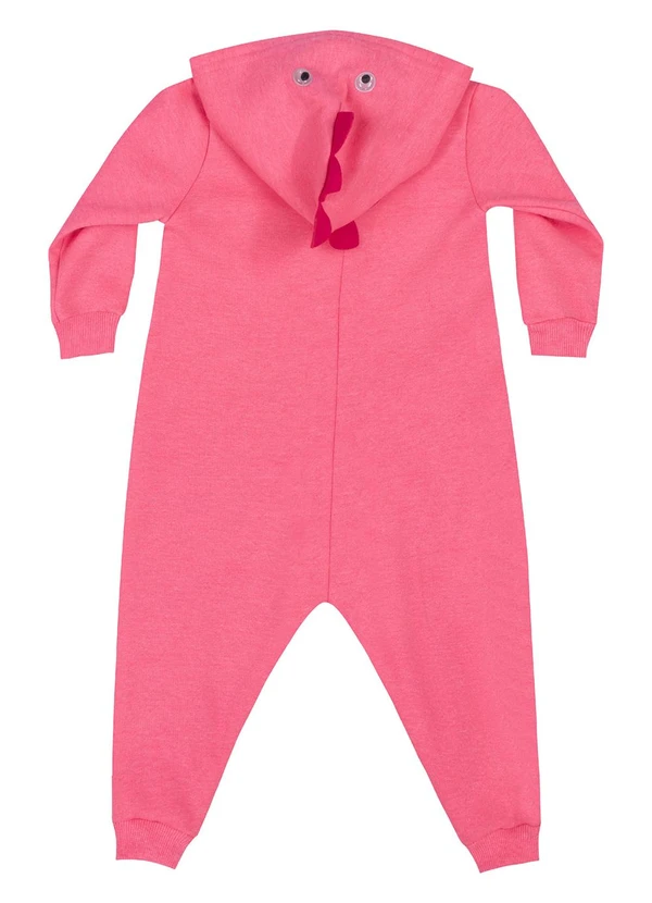 Quimby - Macacão em Moletom Unissex para Bebê Rosa 2