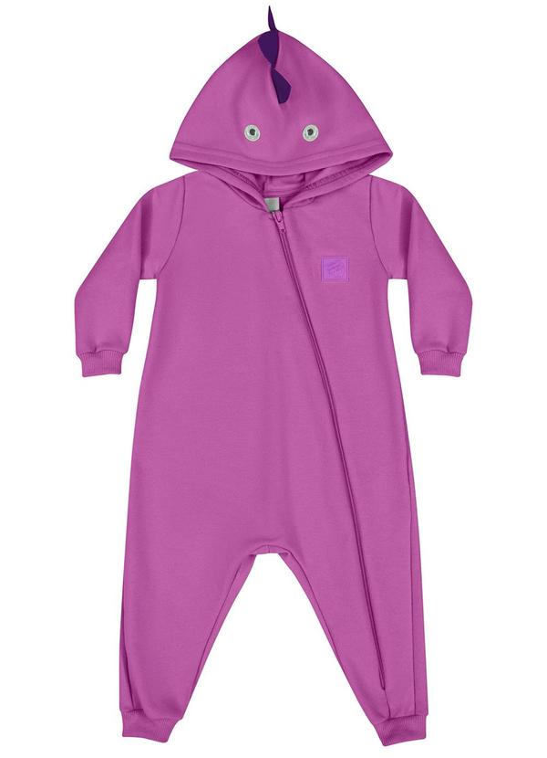 Quimby - Macacão em Moletom Unissex para Bebê Roxo 1