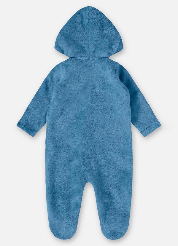 Up Baby - Macacão em Pu Unissex para Bebê Azul 3