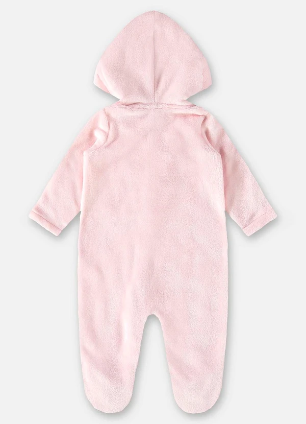 Up Baby - Macacão em Pu Unissex para Bebê Rosa 2