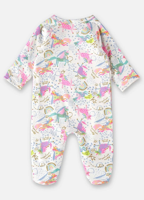 Up Baby - Macacão em Suedine Unissex Bebê Branco 3