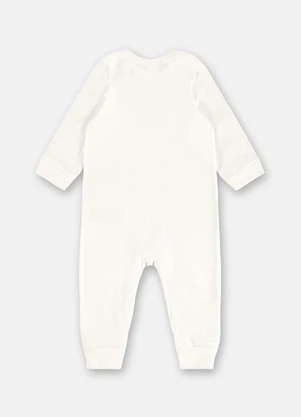 Up Baby - Macacão Essentials Suedine Branco - UP BABY