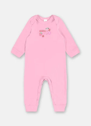 Up Baby - Macacão Essentials Suedine Rosa - UP BABY