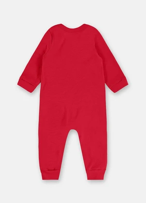 Up Baby - Macacão Essentials Suedine Vermelho - UP BABY